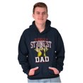 thumbnail image 3 of Popeye Cartoon Worlds Strongest Dad Hoodie Hooded Sweatshirt Men Brisco Brands S, 3 of 6