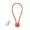 Red, variant on MELIVO Bike Lock,14.96" Bike Lock with Key,Opening Steel Cable Bicycle Lock Bike Lock Cable,Black