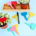 thumbnail image 4 of Hioecau 100Pcs T-Type Plant Tags Garden Labels Plastic Plant Marker Tags Waterproof Reusable Plant Labels with Marking Pen for Outdoor Garden Seedlings, 4 of 8