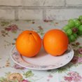 thumbnail image 2 of sweethay 3 Pieces Artificial Orange Simulation Fruit Accessory Photography Ornament Foam Props Sketching Fake Kitchen Home Decoración del hogar, 2 of 6