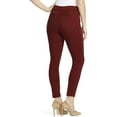 thumbnail image 2 of Nine West Women's Heidi Pull-On Skinny Pant Winetasting, Size 16, 2 of 2