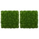 thumbnail image 1 of 2 piezas de alfombra de musgo artificial para decoración de pared con musgo sintético, 1 of 8