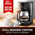 thumbnail image 2 of Mueller 12-Cup Drip Coffee Maker - Borosilicate Carafe, Auto-Off, Reusable Filter, Anti-Drip, Keep-Warm Function, Clear Water Level Window Coffee Machine, Ideal for Home or Office, 2 of 5