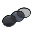 thumbnail image 1 of ND Filters Set, ND2 ND4 ND8 Neutral Density Camera Lens Filter, HD Multi Layer Coating, Anti Scattered Light Anti Scratch Optical Glass, for Camera Lens, 1 of 7