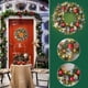 thumbnail image 5 of Guirnalda de Navidad artificial que brilla intensamente coronas de PVC reutilizables amuletos regalos (40 cm) Sywqhk Libre de BPA, 5 of 9