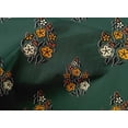thumbnail image 4 of oneOone Organic Cotton Voile Fabric Leaves & Floral Block Decor Fabric Printed BTY 42 Inch Wide, 4 of 5