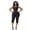 Black, variant on Womens Post-Surgery Zipper Bodysuit Shaper Thigh Compression Bust Lift Elegant Comfortable Shapewear Black XS