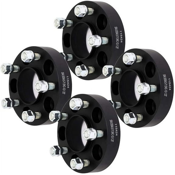 ECCPP 4X 5 Lug 1.25" 5x4.5 to 5x4.5 Hubcentric Wheel Spacers Adapters 5x114.3mm to 5x114.3mm 71.5mm CB Fits for Explorer for Crown Victoria for Ranger