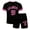 Red&1080, variant on CONFREE Mens 2 Peice Shorts Sets Casual Men's Summer Outfits Set Number 91 Graphic Tshirts Shorts Athletic Sweat Track Suit for Men