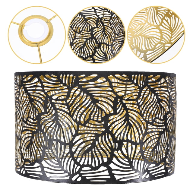 ADDHAT Pantalla Decorativa De Metálica Con Hueco Y Forma De Hoja Para Hogar