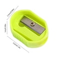 thumbnail image 4 of 3Pcs Manual Pencil Sharpener, Vacemry Colorful Manual Pencil Sharpener, Shells Sharps No Lead Breakage, Portable Pencil Cutter forStudents, Stationery for PrimarySchoolJunior HighSchoolHome Office, 4 of 6