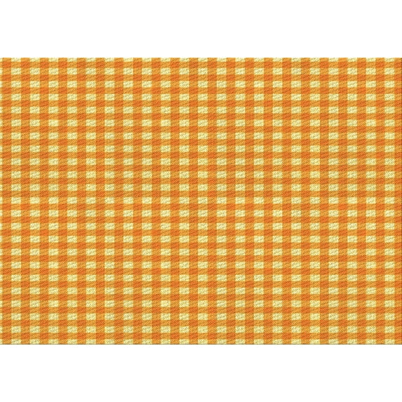 Ahgly Company Machine Washable Indoor Rectangle Transitional Neon Orange Area Rugs, 8' x 10'