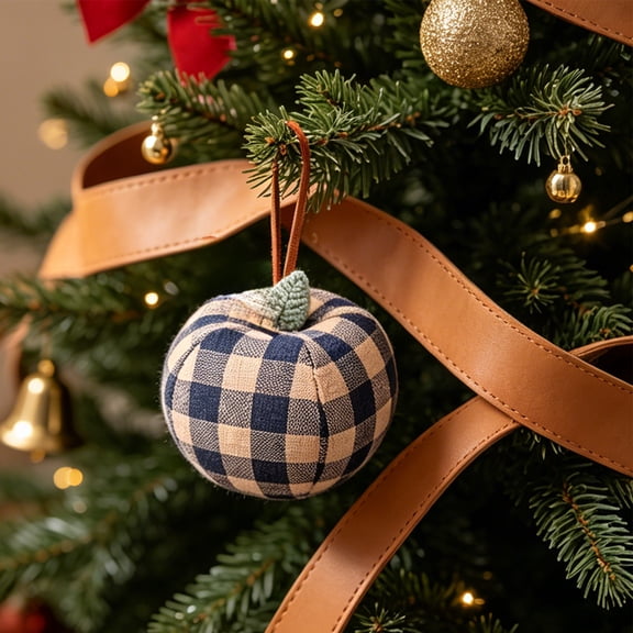 WIZUTIZ Vintage Fabric Apples Decor 3-Pack Handmade Stuffed Cloth Fruit for Home Shelf Farmhouse Kitchen Table Centerpiece Blue