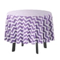 thumbnail image 1 of Vargottam Indoor/OutdoorRoundTablecloth 58 InchRoundTablecloth Waterproof PatioTableCloths,Spring/SummerTableCovers For Backyard CircularTable/Bbqs/Picnic -Lavender, 1 of 8