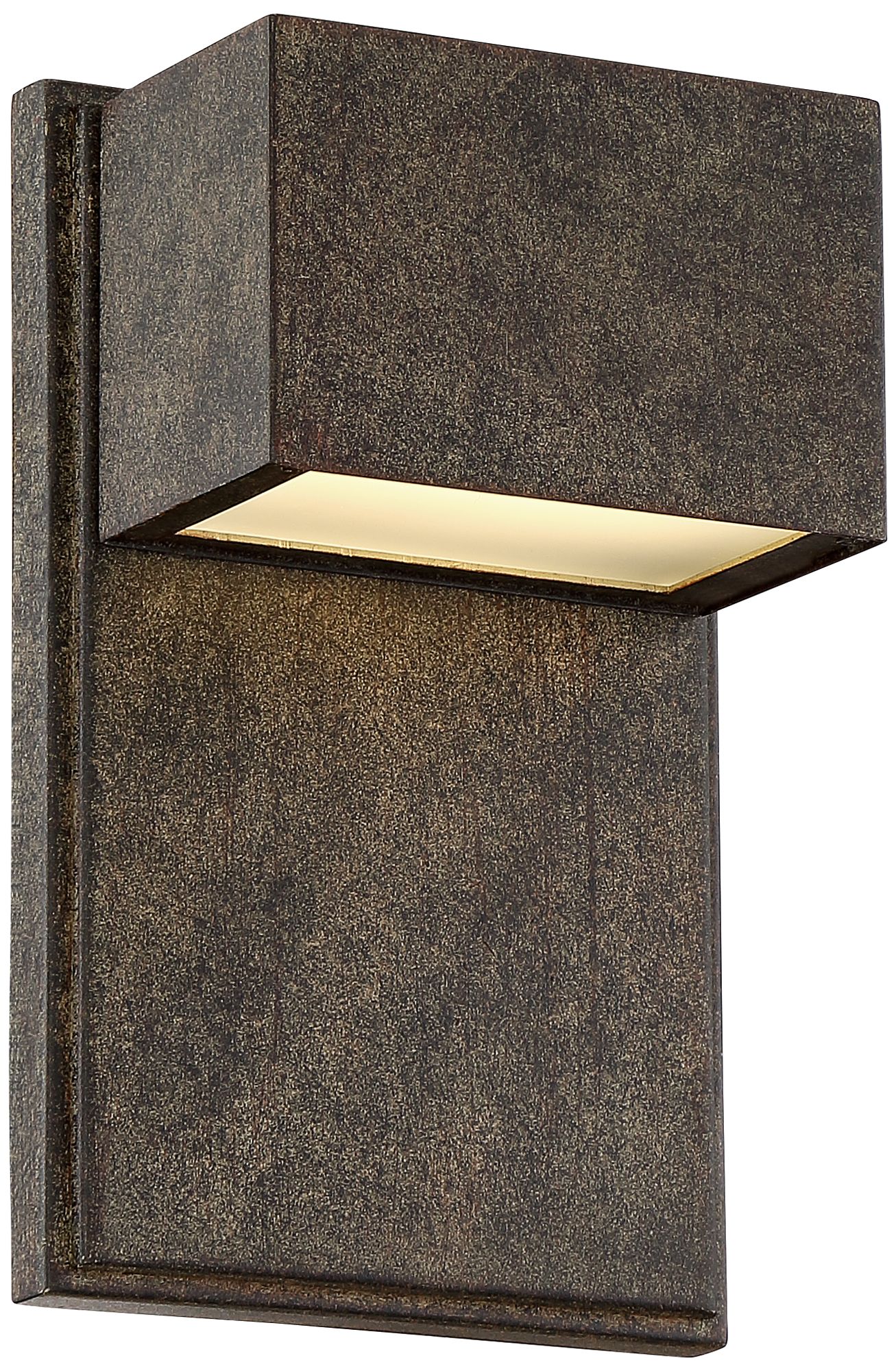 Possini Euro Design Modern Outdoor Wall Light Fixture LED Bronze Black Box 8" Frosted Lens Downlight for Exterior House Porch Patio - image 2 of 7