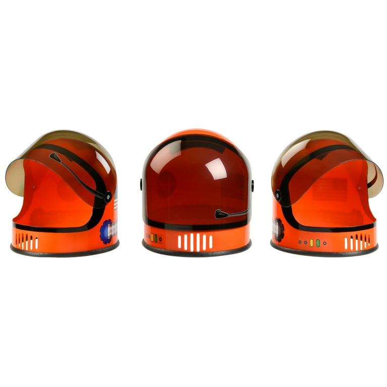 NASA Kids Space Costume: Orange Youth Astronaut Helmet with NASA Kids Space Costume: Orange Youth Astronaut Helmet with
