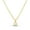 Yellow gold, variant on 0.20 CTTW Natural Diamond Dainty Solitaire Bezel Necklace Prong Setting on 18" Extendable 14K Gold Chain (H Color, SI1-SI2 Clarity)
