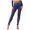 Navy Blue, variant on Women's Glittery Rhinestone Dance Pants Gymnastics Yoga Workout Leggings Figure Skating Dancewear Royal Blue M
