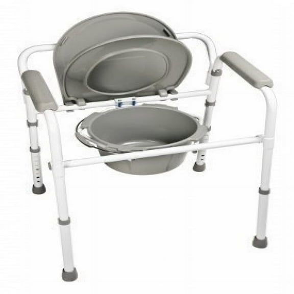 Graham-Field 7108R-1 Commode Folding Steel, Retail