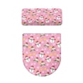 thumbnail image 5 of HELLHERO Christmas Snowman Toilet Protector Cover with Stretch 2 Piece Toilet Lid Covers U-Shaped for Elastic Bottom, 5 of 8