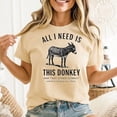thumbnail image 3 of All I Need is This Donkey Vintage Animal T-shirt Sizes S-5XL, 3 of 5