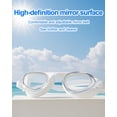 thumbnail image 3 of Gafas de Natación Vista Súper Clara Azul y Blanco Ajustables, 3 of 8