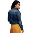 thumbnail image 2 of Stetson Women's Stretch Denim Welt Pocket Button-Front Jacket - 11-098-0202-0311 BU   US, 2 of 2