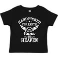 thumbnail image 3 of Inktastic Handpicked for Earth by My Nana in Heaven with Angel Wings Boys or Girls Toddler T-Shirt, 3 of 5