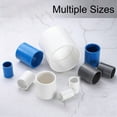 thumbnail image 4 of Uxcell 2 Pcs Pipe Fitting 2.5" Coupling Adapter Socket x Socket White, 4 of 6