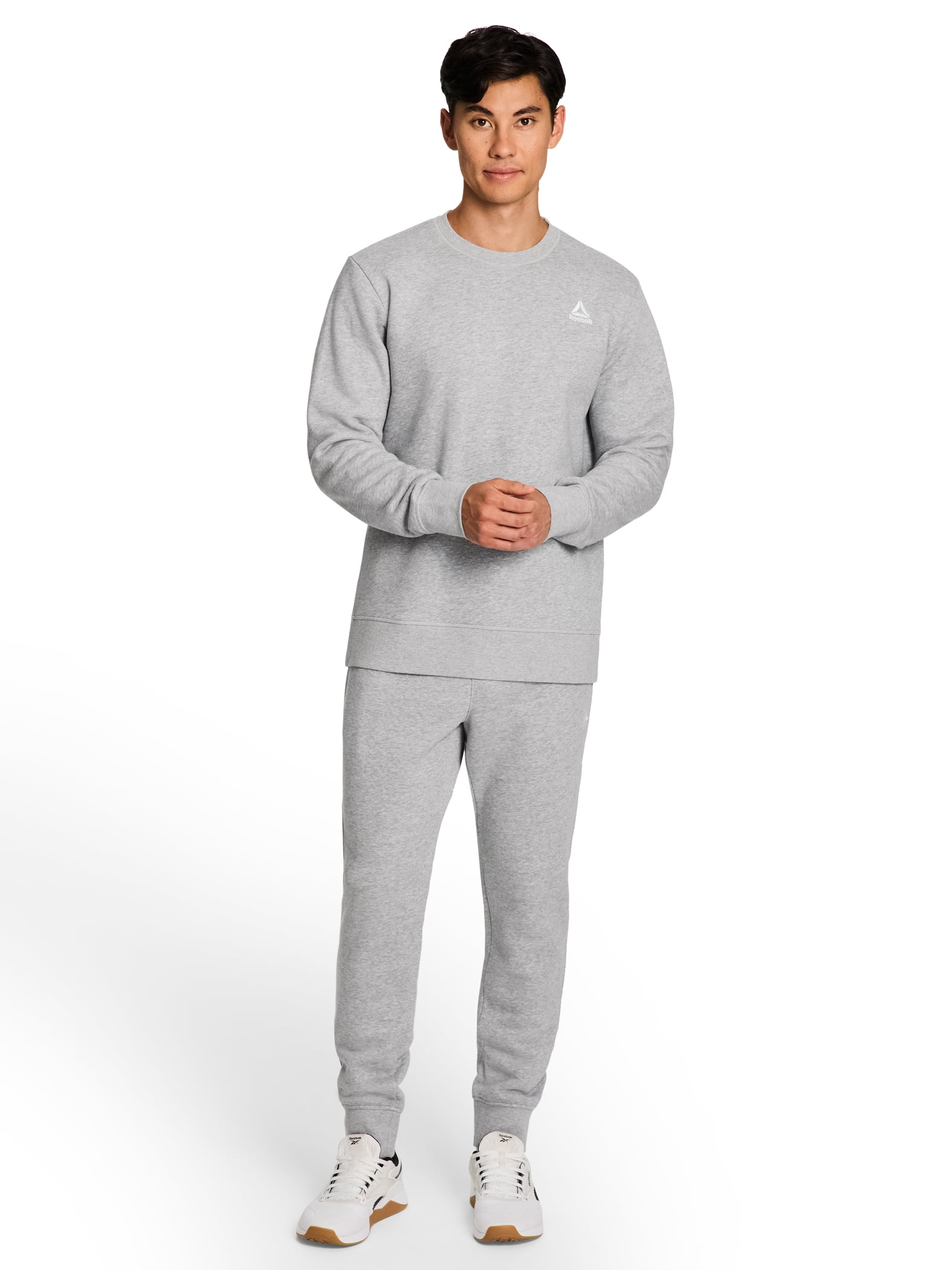 Reebok Men's and Big Men's Game Day Fleece Crewneck Sweatshirt, Sizes XS-5XL