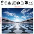 thumbnail image 4 of Finish Line Race Track Backdrops Racing Backdrop Track Race Background Car Backdrop For Birthday Party Bleachers Auto Motorsport Champion Sport Competition Race Photo Backdrop, 4 of 6