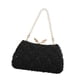 thumbnail image 1 of Bolso de mano con cierre de beso para mujer, ligero, moderno, de noche, estilo retro Negro, 1 of 9