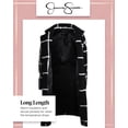 thumbnail image 3 of Jessica Simpson Women's Winter Coat - Full Length Single Breasted Sherpa Fleece Peacoat (Size: S-XL), 3 of 7