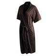 thumbnail image 2 of Richie House Short Kimono Robe Women's Sleeve Cotton Bathrobe Party Dressing Gown Sleepwear RHW2753-7-L, 2 of 3