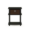 thumbnail image 3 of Furinno Turn-N-Tube 3-Tier End Table with Storage Bin, Espresso/Black/Brown, 18063EX/BK/BR, 3 of 5