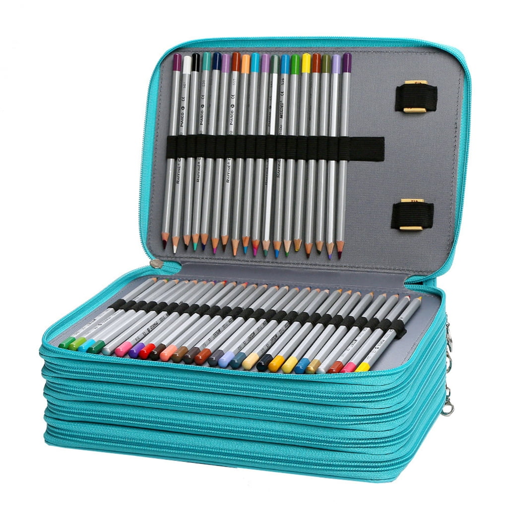 Large Pencil Case with 252 Compartments, Multifunction Pencil Organizers Bag Pencil Case with Zippers for Adults Teens