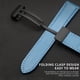 thumbnail image 3 of Correa de reloj de 20 mm para Samsung Galaxy Watch 5/5 Pro/4/4 Classic (negro azul) Likrtyny Para estrenar, 3 of 5