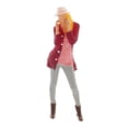 thumbnail image 1 of figatia 1PC Diorama Figure Fashion Girl Model Characters Train Road Buliding Scenery 3, 1 of 6