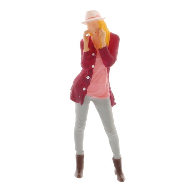 Figura de diorama diminuta, personajes de chicas de moda, escenario de marionetas para accesorios Siku. estilo 3