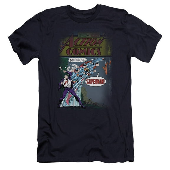 Superman - Quick Change - Premium Slim Fit Short Sleeve Shirt - XX-Large