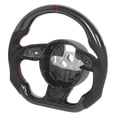 thumbnail image 3 of Volante de fibra de carbono Volante de cuero perforado de napa apto para B85 RS3 RS4 RS5 RS6 RS7 2013-2016 ANGGREK Otros, 3 of 8