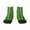 1 Black, variant on Tennis Balls Pattern Quarter Crew Socks,Toe Seamed Ankle Socks,Cotton Cushioned Breathable Athletic Crew Sports Socks