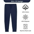thumbnail image 3 of Boy's Slim-Fit Fleece Jogger Sweatpants, 3 of 4