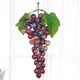 thumbnail image 4 of Zyhtgyee Artificial Plant Realistic Artificial Grape Bundle with Frosted Design Lifelike Rubber Simulation Plant for Home Decor, 4 of 8