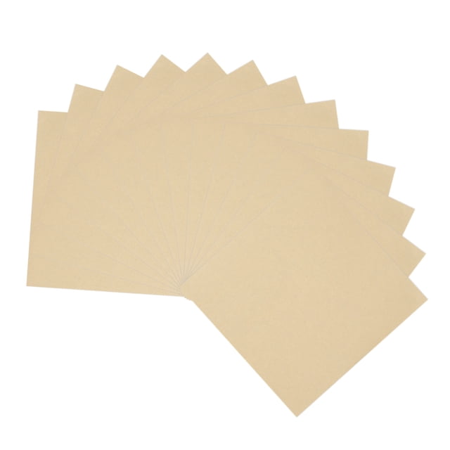 Unique Bargains 150 Sheets Origami Paper Double Sided Color, 4 x 4Inch Kraft Paper, Dark Brown