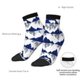 thumbnail image 6 of Pofeuu Cartoon Iceberg Polar Bear Print 30cm Socks, Adult Running Hiking Socks for Youth and Adult, 6 of 7