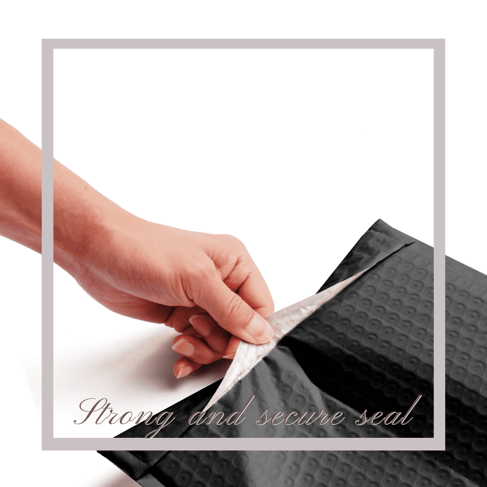 Alternium Bubble Mailer 8.5"x11" Black 25 Pack