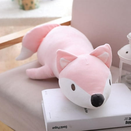 70-120cm Beautiful Animal Sheep Fox Plush Toy Cartoon Cushion