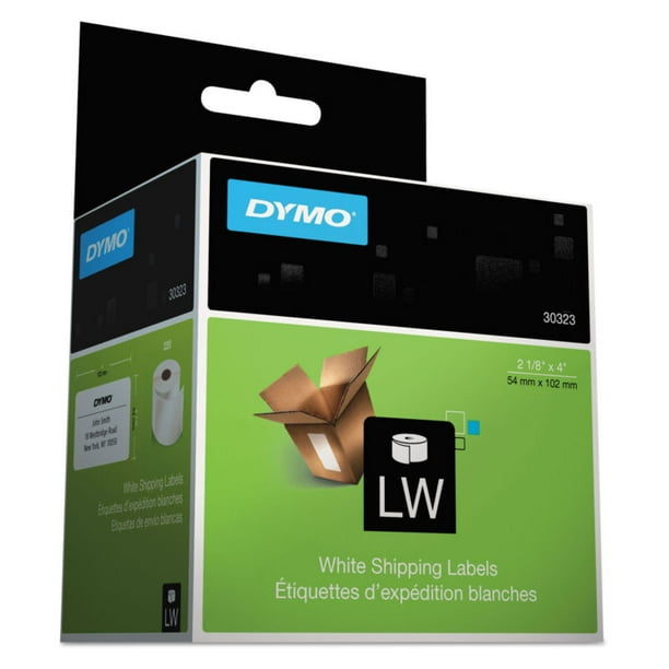 DYMO LabelWriter Shipping Labels 2 1/8 x 4 White 220 Labels/Roll 30323 - Walmart.com - Walmart.com