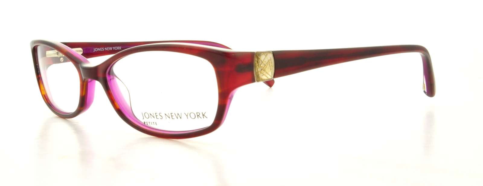 Accessoires Zonnebrillen & Eyewear Brillen Upload DR.EYEGLASS RX in message tab Jones New York J214 Brown Purple Sz 49/15 Order with your prescription lens! 